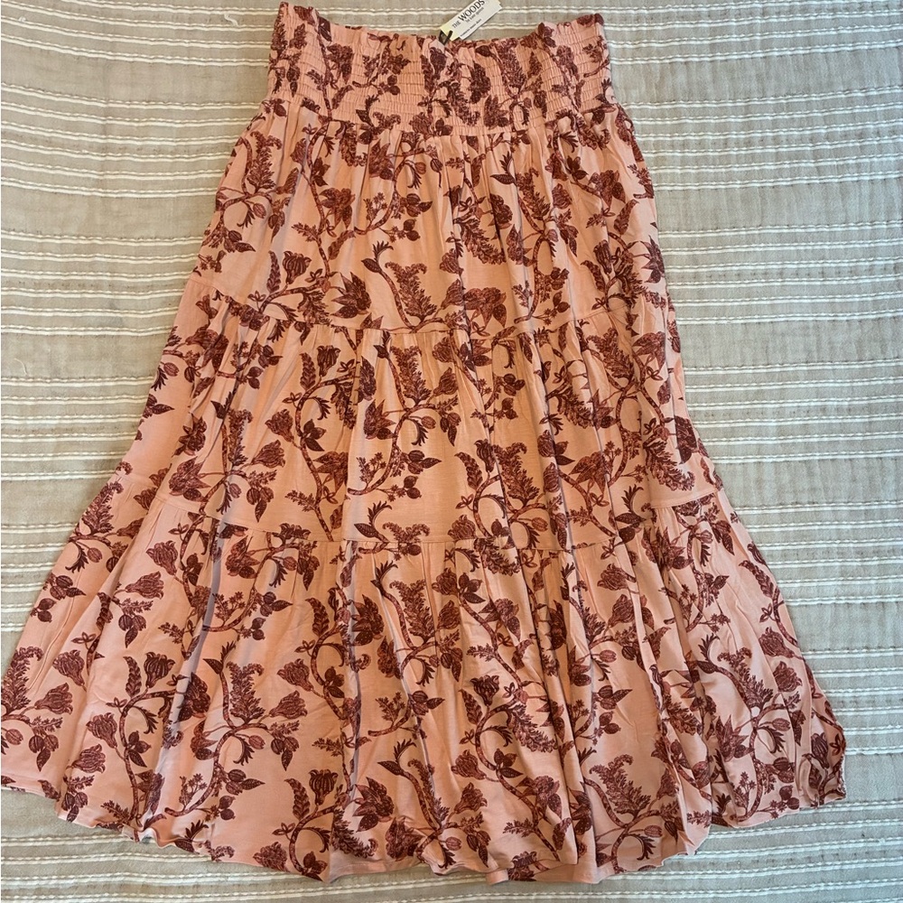 Kate Quinn floral maxi skirt
